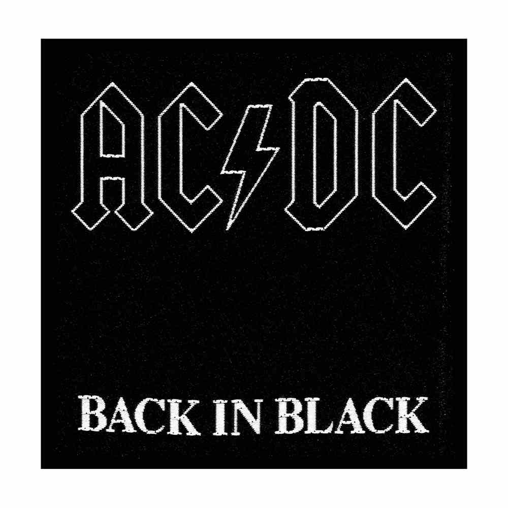 AC/DC - Back In Black Pièce - Noir